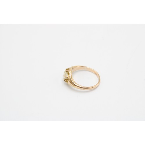  An 18ct Tested Late 19th, Early 20th Century 0.70ct Old Cut Diamond Ring. Central 'Buttercup' Styled... 