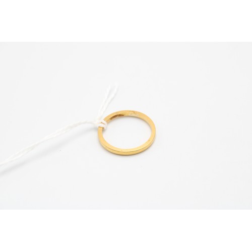  A 22ct Band&nbsp;Weight: 2.60g Size: M