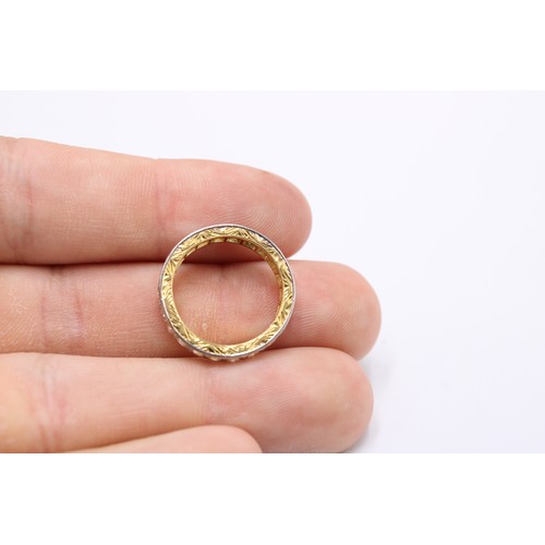  An 18ct Diamond Full Eternity Ring, Featuring approximately 1.5ct of Transitional Cut Diamonds. Side... 