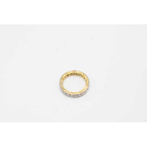  An 18ct Diamond Full Eternity Ring, Featuring approximately 1.5ct of Transitional Cut Diamonds. Side... 