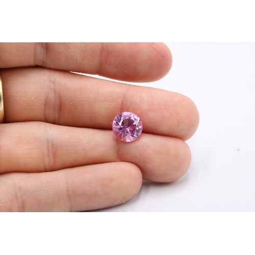  A Round Pink Loose Sapphire, Approximately 4.5ct. Not Certificated 11mm x 6.4mm