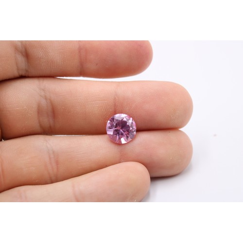  A Round Pink Loose Sapphire, Approximately 4.5ct. Not Certificated 11mm x 6.4mm