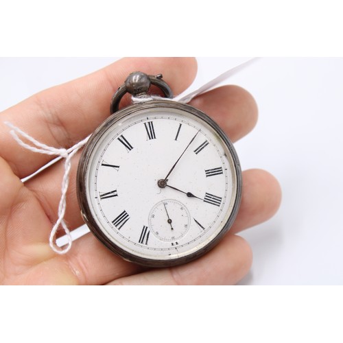 232 - A 'Fine' Silver Open Faced Pocket Watch, B C Burlton. Featuring a white enamel dial with Roman Numer... 