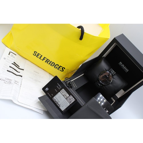 236 - A Rado Black Ceramic Watch Model R27741182 from the Swiss Ultra Slim Range with Its Original Purchas... 
