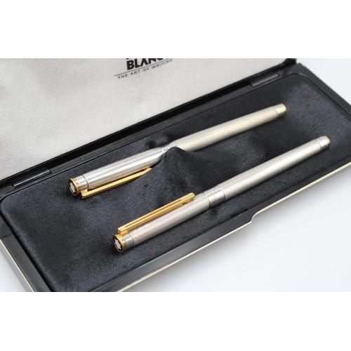 456 - A Montblanc Noblesse Slimline Set including Rollerball and Fountain Pen