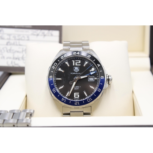 247 - A TAG Heuer WAZ211A Automatic watch, serial number WEJ9508, 42mm, stainless steel case and bracelet,... 