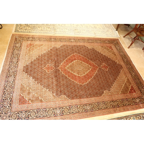 614 - A handmade woollen Tabriz - 2.86m x 1.96m