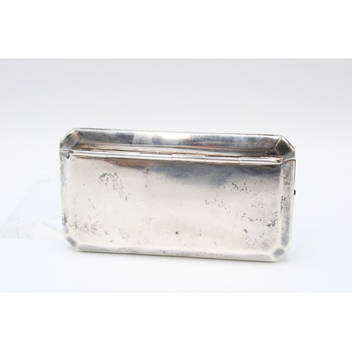  A silver card case, William Hair Haseler, Birmingham, 1913, engraved with initials EBR, width 8.8cm,... 