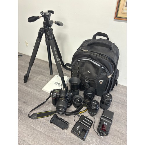 427 - A Circa 2012 Nikon D7000 16.1 Megapixel DSLR With Case & Additional accessories to include Nikon... 