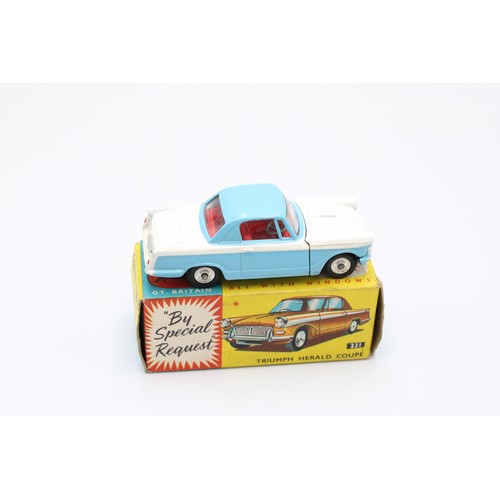 478 - A&nbsp;Corgi 231 Triumph Herald Coupe in excellent original condition with its original box