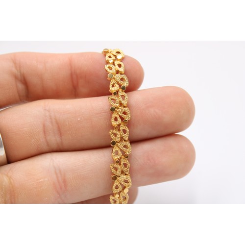 A 9ct gold bracelet, D Shackman & Sons, Chesham, Buckinghamshire, assayed London, 1974, the link... 