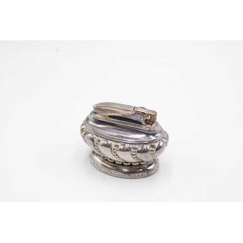 292 - A silver-plated Ronson 'Crown' table lighter, 1930s-1950s, width 7cm