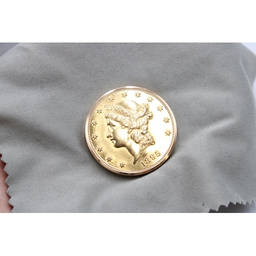  A Vacheron & Constantin Rare $20 Gold Double Eagle Coin Watch, 1960's. Weight: 32.71g Condition:... 
