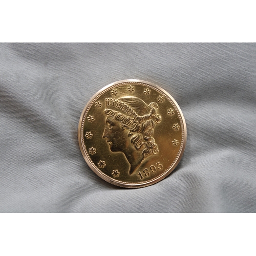  A Vacheron & Constantin Rare $20 Gold Double Eagle Coin Watch, 1960's. Weight: 32.71g Condition:... 