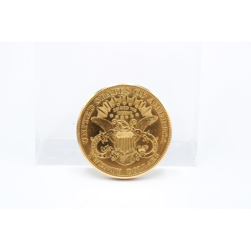  A Vacheron & Constantin Rare $20 Gold Double Eagle Coin Watch, 1960's. Weight: 32.71g Condition:... 