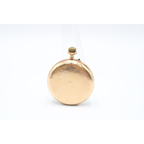  A 14k Marked Open Faced Pocket Watch, Not in working order. Gross Weight: 62.44g