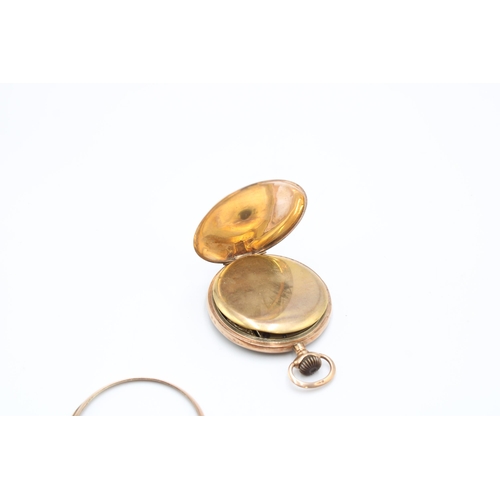  A 14ct Tested Open Faced Pocket Watch, Not in working order. Gross Weight: 53.34g