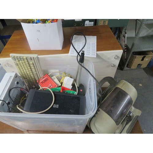 28 - Box of electricals