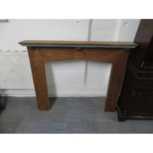 417 - Wooden fire surround