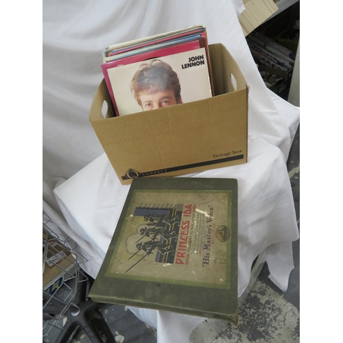 126 - Box of records