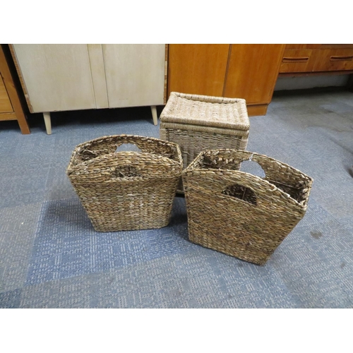443 - 3 Wicker baskets