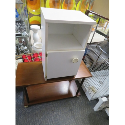 464 - Side table and bedside