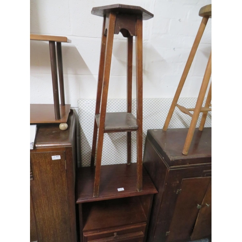 461 - Bedside and plant stand