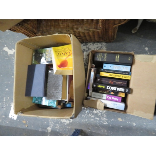 17 - 2 Boxes of books