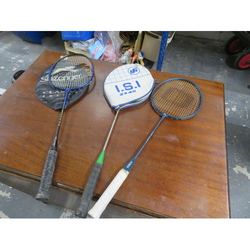 37 - 3 Badminton racquets