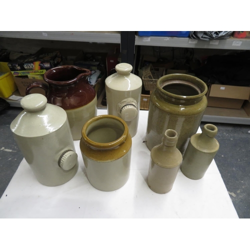 57 - Selection of stoneware