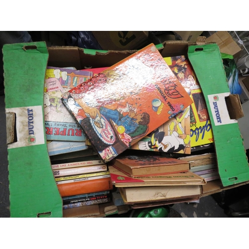 71 - Box of childrens books inc annuals