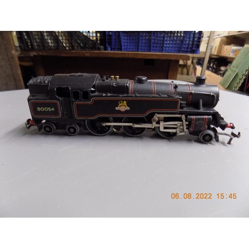 105 - Hornby Dublo 3-Rail BR black 2-6-4 tank loco