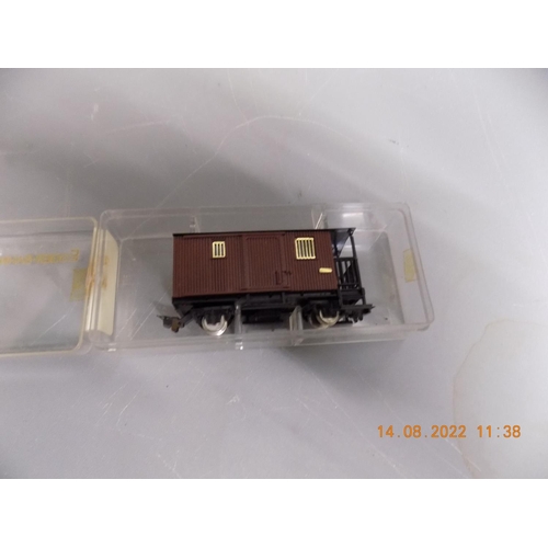 181 - Egger Bahn Jouef narrow gauge H09 H0e balcony brake van