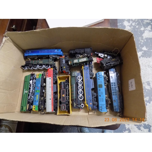 297 - Box of trains and coaches