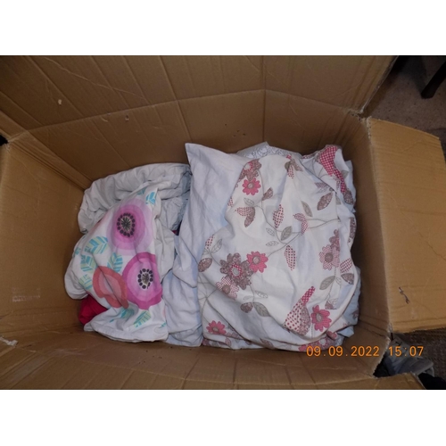 167 - Large box of bedding