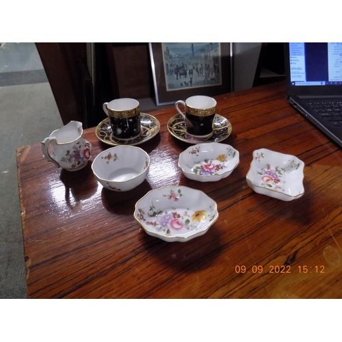 348 - Selection of collectable Pottery inc Wedgewood and Royal Crown Derby