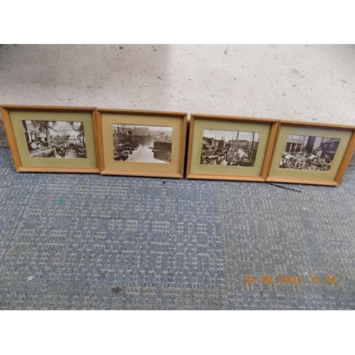 256 - 4 Small Vintage Pictures