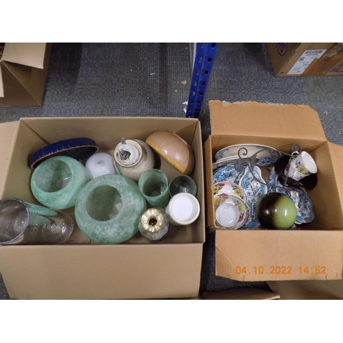 66 - 2 Boxes of Mixed Pottery inc. some Bone China