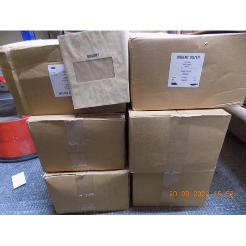 151 - 6 Boxes of 500 Urgent Manila Window C5 Envelops