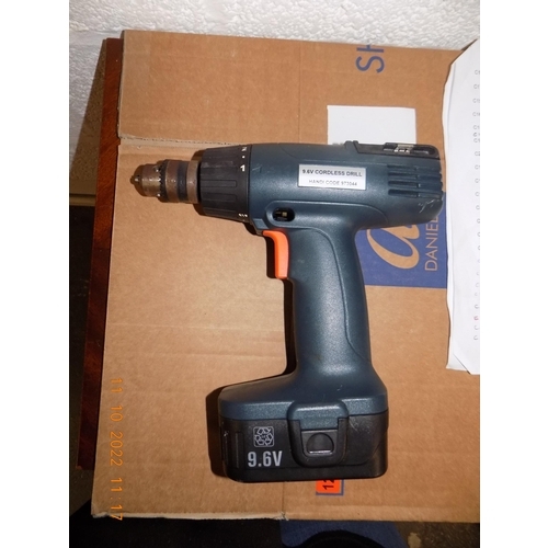 169 - 9.6v Cordless Drill with Battery