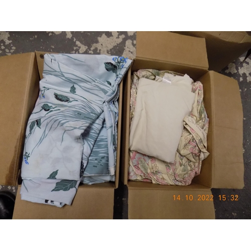 178 - 2 Boxes of Bedding and Linens