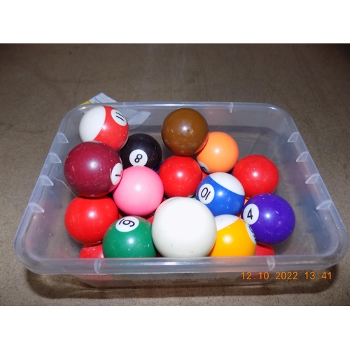 181 - Box of Pool Balls