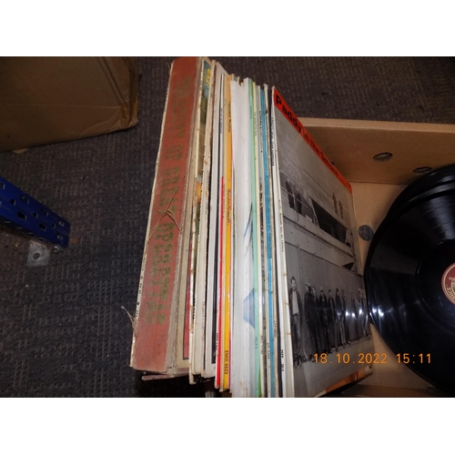 124 - Box of Records inc. 78's