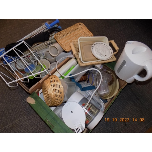 155 - 2 Boxes of Kitchenware and Cups