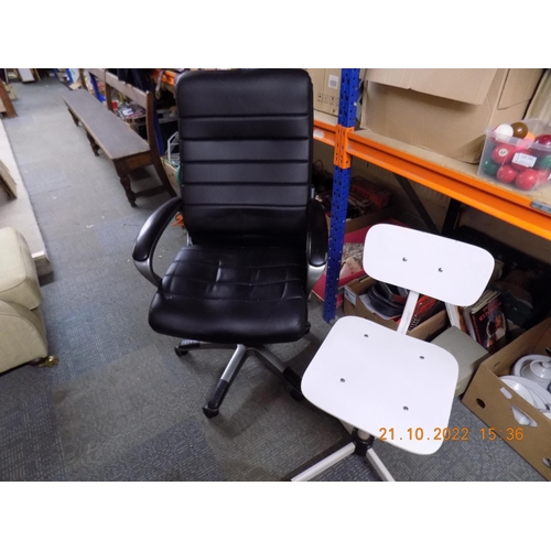 298 - 2 Office Chairs