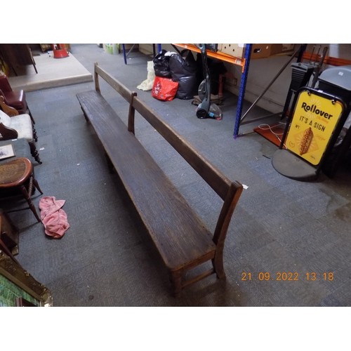 236 - Large Church Pew 306cm Long (10ft)