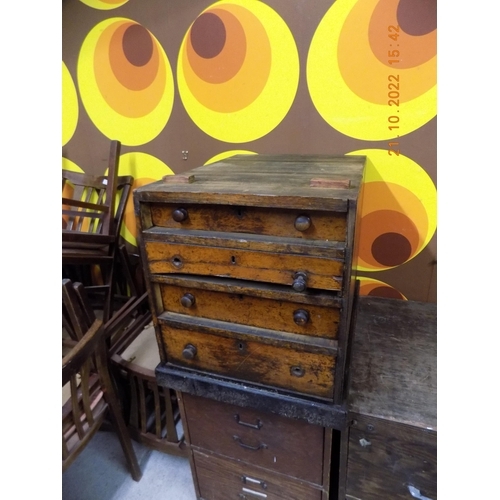 258 - Set of Vintage Wooden Drawers