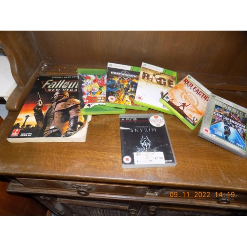 169 - Selection of Xbox 360, PS3 Games and Fallout Guide