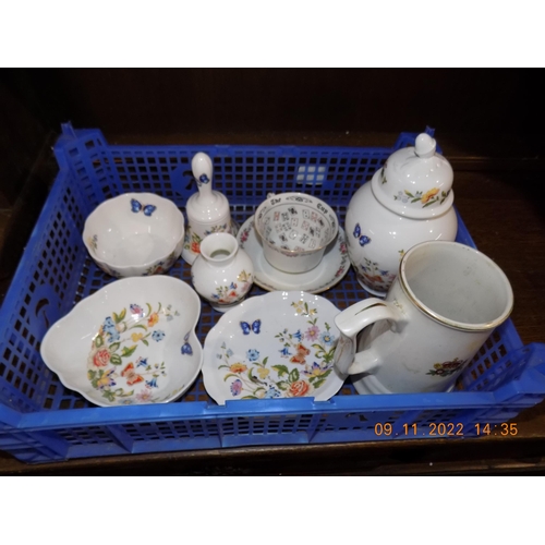 179 - Tray of Aynsley Pottery