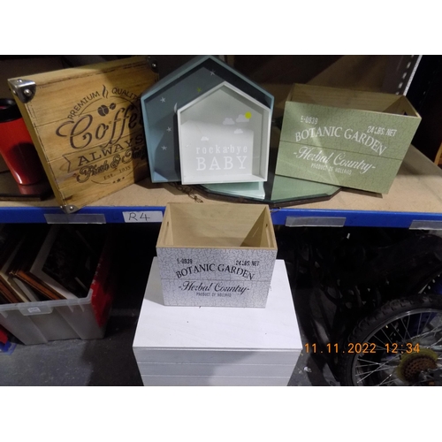 199 - Collection of Wooden Boxes